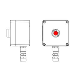 Пост управления взрывозащищенный из полиэстера CPE-P-03-(1xP1R(11))-1xKA2MHK(C)1Ex d e IIC Т5 Gb / Ex tb IIIC T95град.C Db IP66/КЗ DKC 2231.031.22.11I • Купить по низкой цене в интернет-магазине СМЭК