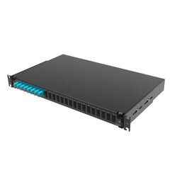 Полка оптическая выдвижная 1U с адатерами 8 х duplex LC ОМ3 в комплекте с лицевой панелью пигтейлами сплайс-кассет(ой/ами) и гильзами КДЗС DKC RNFP53D • Купить по низкой цене в интернет-магазине СМЭК