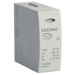 Модуль сменный к УЗИП класс II N-PE 40кА (8/20) DKC NX2001 • Купить по низкой цене в интернет-магазине СМЭК