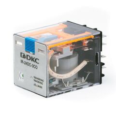 Реле одиночное 230В AC до 16А 3 прекидн. контакта DKC IR-230AC-3CO-D • Купить по низкой цене в интернет-магазине СМЭК