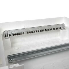 Основание силового щита Nova с DIN-рейками 12мод. IP40 PROxima EKF nv-pbase-12 • Купить по низкой цене в интернет-магазине СМЭК