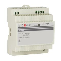 Блок питания 24В DR-60W-24 EKF dr-60w-24 • Купить по низкой цене в интернет-магазине СМЭК