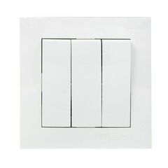 Выключатель 3-кл. СП Валенсия 10А IP20 бел. PROxima EKF EWV10-024-10 • Купить по низкой цене в интернет-магазине СМЭК