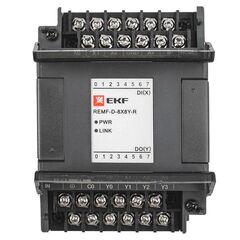 Модуль дискретного в/в REMF 8/8 PRO-Logic EKF REMF-D-8X8Y-R • Купить по низкой цене в интернет-магазине СМЭК