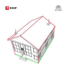 Комплект молниезащиты частного дома габ. 15х18м PROxima EKF lp-15x18 • Купить по низкой цене в интернет-магазине СМЭК