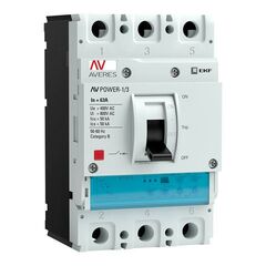 Выключатель автоматический 3п 63А 50кА AV POWER-1/3 ETU2.0 AVERES EKF mccb-13-63-2.0-av • Купить по низкой цене в интернет-магазине СМЭК