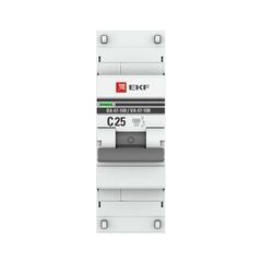 Выключатель автоматический модульный 1п C 25А 10кА ВА 47-100 PROxima EKF mcb47100-1-25C-pro • Купить по низкой цене в интернет-магазине СМЭК