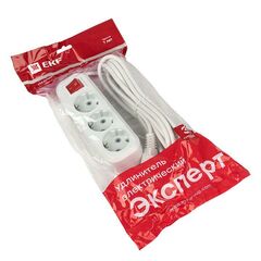 Удлинитель 3х5м с заземл. 16А IP20 Эксперт 3.5кВт ПВС 3х1 с выкл. PROxima EKF UBA16-310-3-05i • Купить по низкой цене в интернет-магазине СМЭК