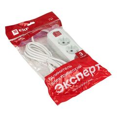 Удлинитель 3х3м с заземл. 16А IP20 Эксперт 3.5кВт ПВС 3х1 с выкл. PROxima EKF UBA16-310-3-03i • Купить по низкой цене в интернет-магазине СМЭК