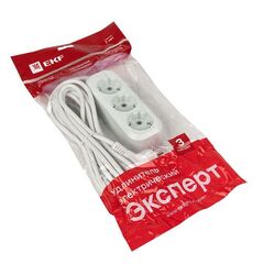 Удлинитель 3х5м с заземл. 16А IP20 Эксперт 3.5кВт ПВС 3х1 PROxima EKF UBA16-310-3-05 • Купить по низкой цене в интернет-магазине СМЭК