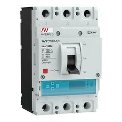 Выключатель автоматический 3п 160А 50кА AV POWER-1/3 ETU6.2 AVERES EKF mccb-13-160-6.2-av • Купить по низкой цене в интернет-магазине СМЭК