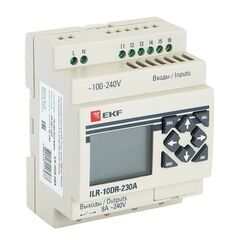 Реле программируемое 10 входов/выходов с дисплеем 230В PRO-Relay PROxima EKF ILR-10DR-230A • Купить по низкой цене в интернет-магазине СМЭК
