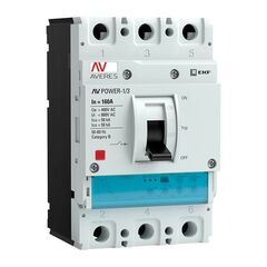 Выключатель автоматический 3п 160А 50кА AV POWER-1/3 ETU2.2 AVERES EKF mccb-13-160-2.2-av • Купить по низкой цене в интернет-магазине СМЭК