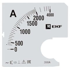Шкала сменная для A961 2000/5А-1.5 PROxima EKF s-a961-2000 • Купить по низкой цене в интернет-магазине СМЭК