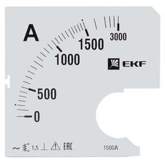 Шкала сменная для A961 1500/5А-1.5 PROxima EKF s-a961-1500 • Купить по низкой цене в интернет-магазине СМЭК