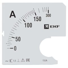 Шкала сменная для A961 150/5А-1.5 PROxima EKF s-a961-150 • Купить по низкой цене в интернет-магазине СМЭК