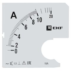 Шкала сменная для A961 10/5А-1.5 PROxima EKF s-a961-10 • Купить по низкой цене в интернет-магазине СМЭК