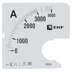 Шкала сменная для A961 3000/5А-1.5 PROxima EKF s-a961-3000 • Купить по низкой цене в интернет-магазине СМЭК