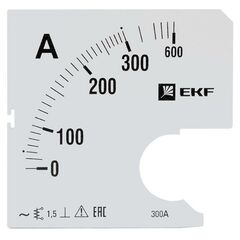 Шкала сменная для A961 300/5А-1.5 PROxima EKF s-a961-300 • Купить по низкой цене в интернет-магазине СМЭК