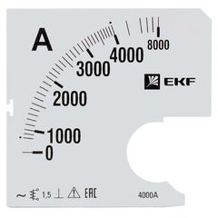 Шкала сменная для A961 4000/5А-1.5 PROxima EKF s-a961-4000 • Купить по низкой цене в интернет-магазине СМЭК