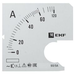 Шкала сменная для A961 60/5А-1.5 PROxima EKF s-a961-60 • Купить по низкой цене в интернет-магазине СМЭК