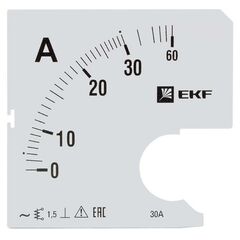 Шкала сменная для A961 30/5А-1.5 PROxima EKF s-a961-30 • Купить по низкой цене в интернет-магазине СМЭК