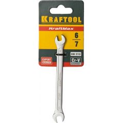 Рожковый гаечный ключ KRAFTOOL 6 х 7 мм 27033-06-07 • Купить по низкой цене в интернет-магазине СМЭК