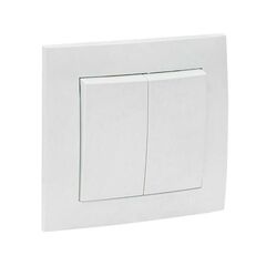 Выключатель 2-кл. СП Валенсия 10А IP20 бел. PROxima EKF EWV10-023-10 • Купить по низкой цене в интернет-магазине СМЭК