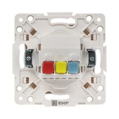 Розетка 1-м СП Стокгольм 16А IP20 с заземл. защ. шторки бел. PROxima EKF EXR16-028-10 • Купить по низкой цене в интернет-магазине СМЭК