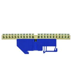 Шина нулевая N 6х9 20 отвер. латунь син. изолятор на DIN-рейку PROxima EKF sn0-63-20-d • Купить по низкой цене в интернет-магазине СМЭК