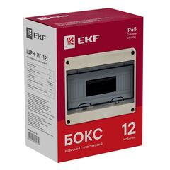 Щит ЩРН-ПГ-12 IP65 EKF pb65-n-pg-12 • Купить по низкой цене в интернет-магазине СМЭК