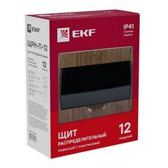 Щит ЩРН-П-12 IP41 темное дерево PROxima EKF pb40-n-12-dark • Купить по низкой цене в интернет-магазине СМЭК