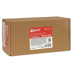Рубильник 4п 200А без рукоятки управления TwinBlock EKF tb-s-200-4p • Купить по низкой цене в интернет-магазине СМЭК