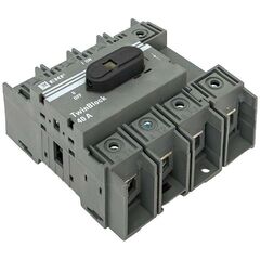 Рубильник 4п 40А с рукояткой управления для прямой установки TwinBlock EKF tb-40-4p-f • Купить по низкой цене в интернет-магазине СМЭК