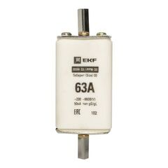 Вставка плавкая ППН-33 160/63А габарит 00 PROxima EKF fus-33/160/63 • Купить по низкой цене в интернет-магазине СМЭК