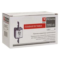 Вставка плавкая ППН-41 1250/800А габарит 4 PROxima EKF fus-41/1250/800 • Купить по низкой цене в интернет-магазине СМЭК
