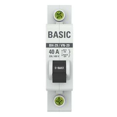 Выключатель нагрузки 1п 40А ВН-29 Basic EKF SL29-1-40-bas • Купить по низкой цене в интернет-магазине СМЭК