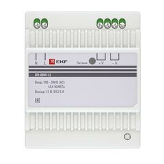 Блок питания 12В DR-60W-12 PROxima EKF dr-60w-12 • Купить по низкой цене в интернет-магазине СМЭК