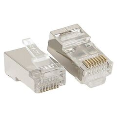 Коннектор RJ45 (8P8C) кат.5E экранир. TERACOM универс. (уп.20шт) EKF TRC-PLUG-5EFTP-20 • Купить по низкой цене в интернет-магазине СМЭК