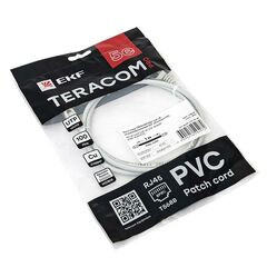 Патч-корд кат.5E UTP неэкранир. PVC сер. 1.0м TERACOM PRO EKF TRP-5EUTP-PVC-1M-GY • Купить по низкой цене в интернет-магазине СМЭК