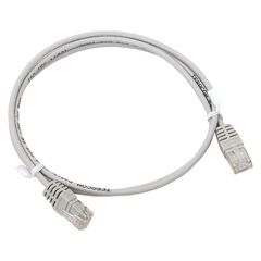 Патч-корд кат.5E UTP неэкранир. PVC 1Гбит/с 1м сер. TERACOM EKF TRC-5EUTP-PVC-1M-GY • Купить по низкой цене в интернет-магазине СМЭК