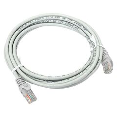 Патч-корд кат.5E UTP неэкранир. PVC 1Гбит/с 3м сер. TERACOM EKF TRC-5EUTP-PVC-3M-GY • Купить по низкой цене в интернет-магазине СМЭК