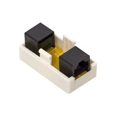 Адаптер проходной RJ45-RJ45 кат.5E неэкранир. TERACOM бел. EKF TRC-INLC-2RJ45-5EUTP-WH • Купить по низкой цене в интернет-магазине СМЭК
