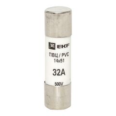Вставка плавкая цилиндрическая ПВЦ 14х51 32А EKF pvc-14x51-32 • Купить по низкой цене в интернет-магазине СМЭК