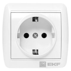 Розетка 1-м ОП Владивосток 16А IP44 с заземл. EKF EQR16-029-30-54 • Купить по низкой цене в интернет-магазине СМЭК