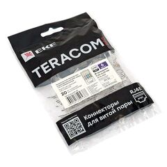 Коннектор RJ45 (8P8C) кат.6 неэкранир. 30мкд универс. (уп.20шт) TERACOM PRO EKF TRP-PLUG-6UTP-20 • Купить по низкой цене в интернет-магазине СМЭК