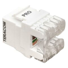 Модуль Keystone RJ45 кат.6 неэкранир. 110 IDC 180град. бел. TERACOM PRO EKF TRP-KSTN-180D-6UTP-WH • Купить по низкой цене в интернет-магазине СМЭК