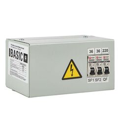 Ящик с понижающим трансформатором ЯТП 0.25 220/36В (3 авт. выкл.) Basic EKF yatp0.25-220/36v-3a • Купить по низкой цене в интернет-магазине СМЭК