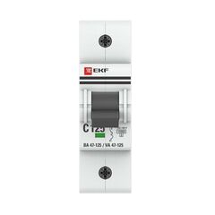 Выключатель автоматический модульный 1п C 125А 15кА ВА 47-125 PROxima EKF mcb47125-1-125C • Купить по низкой цене в интернет-магазине СМЭК