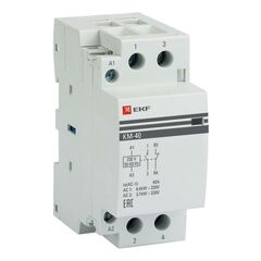 Контактор модульный КМ 40А NО+NC (2 мод.) EKF km-2-40-11 • Купить по низкой цене в интернет-магазине СМЭК